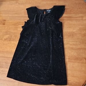 Cat & Jack Glittery Black Kids Formal Dress